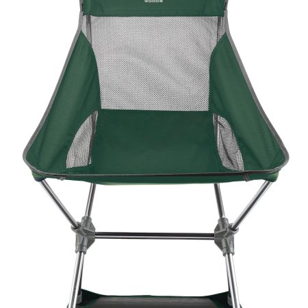 Woods Terra High-Back Powerlite Folding Camping Chair with Sand/Snow Platform & Carry Bag