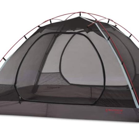 Woods Cascade 3-Season, 4-Person Camping Dome Tent w/ 2 Doors, Vestibules, Rain Fly & Carry Bag