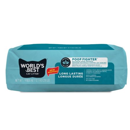 World's Best Cat Litter Poop Fighter Maximum Odour Defense, 12.7-kg