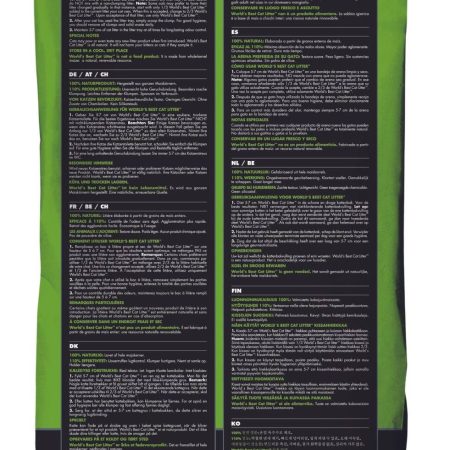 World's Best Natural Clumping Cat Litter Formula, Unscented, 12.7-kg