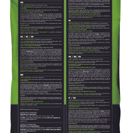 World's Best Natural Clumping Cat Litter Formula, 6.35-kg