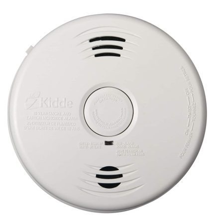 Kidde Worry-Free 120V Hardwired Talking Smoke and Carbon Monoxide (CO) Alarm With 10-Year Sealed Battery