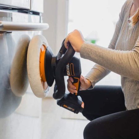 WORX WX856L 20V Brushed Cordless Polisher, 10-in