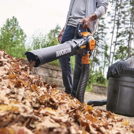 WORX WG522 Trivac 12 Amp 3-in-1 Electric Vacuum Blower/Mulcher/Vac