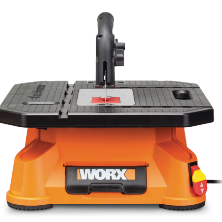 WORX WX572L 5.5A Bladerunner Portable Electric Tabletop Saw with Assorted T-Shank Jigsaw Blades