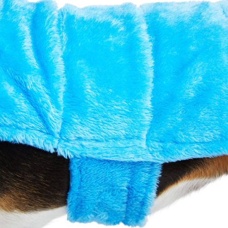 Petco Reversible Cozy Puffer Dog Jacket, Blue