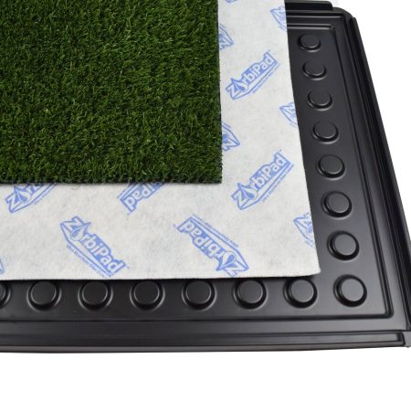 ZorbiPad Indoor Grass Dog Potty Training Pad, Connectable, 16-in x 24-in