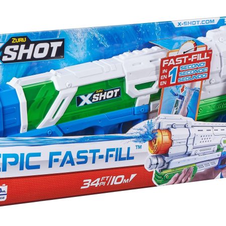 ZURU X-Shot Epic Fast-Fill Water Blaster, Kids' Outdoor Summer Water Toy, Age 5+