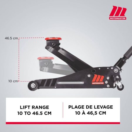 MotoMaster Hybrid & Aluminum Floor Jack, 3-Ton