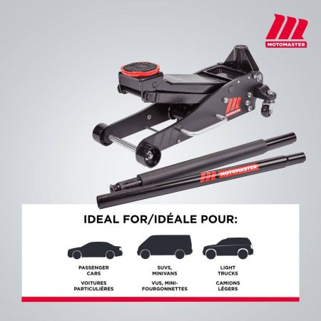 MotoMaster Hybrid & Aluminum Floor Jack, 3-Ton