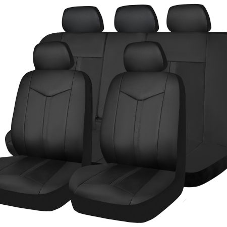 AutoTrends Faux Leather Premium Full PVC Seat Cover Kit