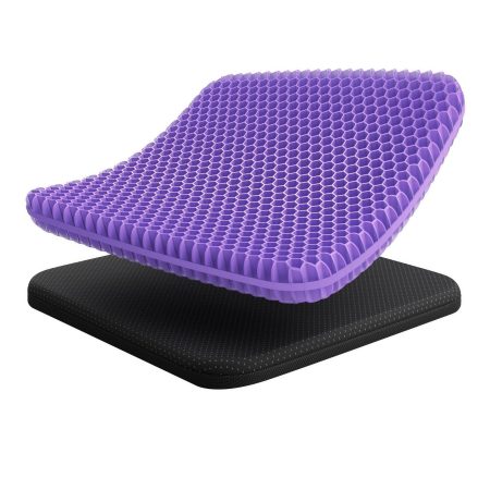 AutoTrends Portable XL 2-Layer 3D Gel Seat Cushion, Black