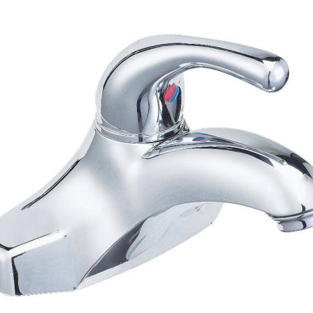 Danze Plymouth Single Handle 4-in Centerset Bathroom Sink Faucet with Pop-Up Drain, Chrome