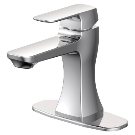 Danze Aztek Single Handle Single Hole 4-in Centerset Bathroom Sink Faucet, Chrome