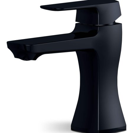 Danze Aztek Single Handle 4-in Centerset Bathroom Sink Faucet with Pop-up Drain, Matte Black