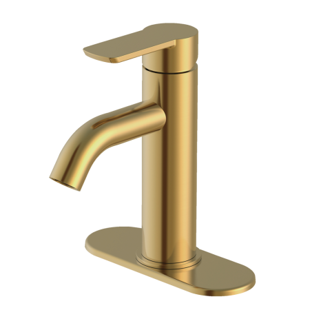 Danze Crete Single Handle 4-in Centerset Bathroom Sink Faucet with Pop-up Drain, Brushed Bronze