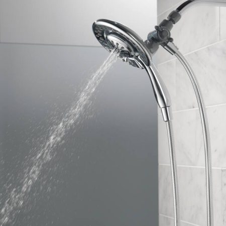 Delta Faucet In2ition® 2-in-1 4-Setting Handheld Shower Head, Chrome