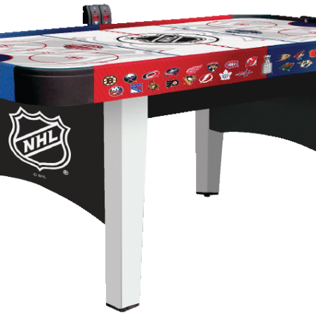 NHL Rush Hover Air Hockey Game Table w/ Electronic Scoreboard, Pucks & Pushers, 48-in