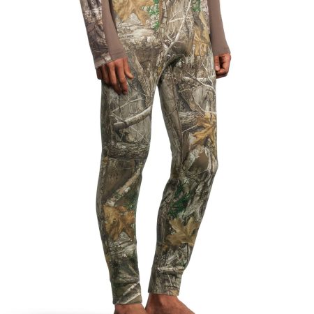 Huntshield Men's Base Layer Moisture-Wicking Hunting Pants, Realtree Xtra Camo