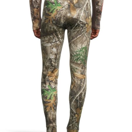 Huntshield Men's Base Layer Moisture-Wicking Hunting Pants, Realtree Xtra Camo