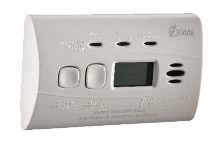 Kidde Worry-Free Carbon Monoxide (CO) Detector With Digital Display and 10-Year Sealed Battery