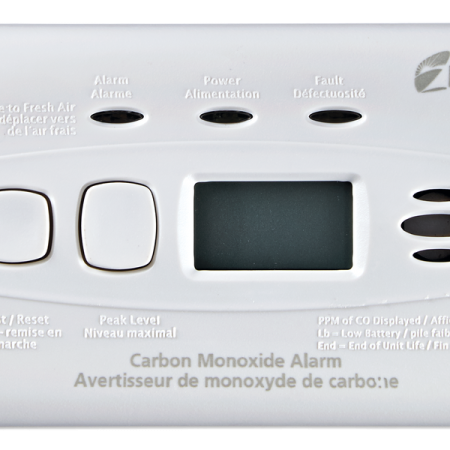 Kidde Worry-Free Carbon Monoxide (CO) Detector With Digital Display and 10-Year Sealed Battery