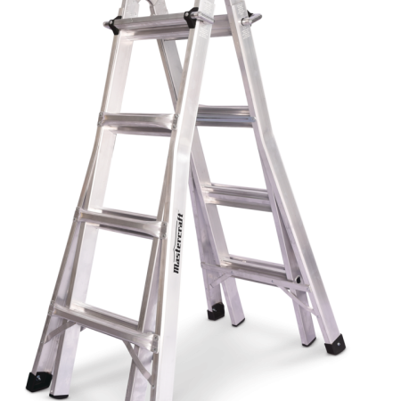 Mastercraft CSA Grade 1 Aluminum Multi-Task Ladder, 17-ft, 250-lb