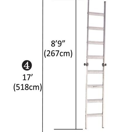 Mastercraft CSA Grade 1 Aluminum Multi-Task Ladder, 17-ft, 250-lb