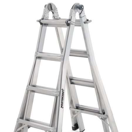 Mastercraft CSA Grade 1 Aluminum Multi-Task Ladder, 17-ft, 250-lb