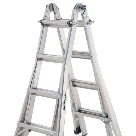 Mastercraft CSA Grade 1 Aluminum Multi-Task Ladder, 17-ft, 250-lb