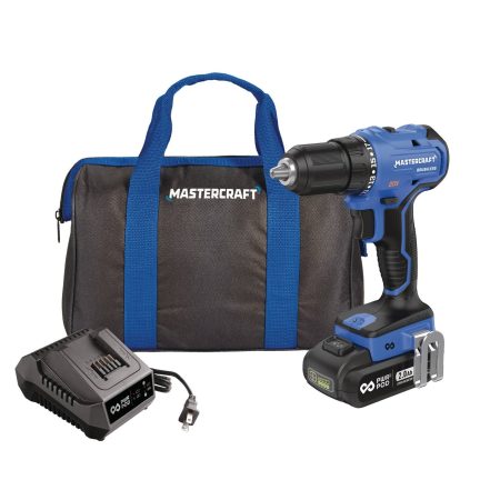 Mastercraft 20V Brushless Drill/Driver Kit with 2.0 Ah Battery & Charger