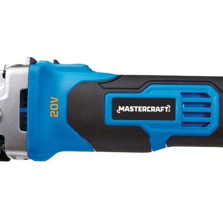 Mastercraft 20V Max Lithium-Ion Cordless Angle Grinder with Auxiliary Handle, 4-1/2-in, Tool Only, PWR POD Compatible