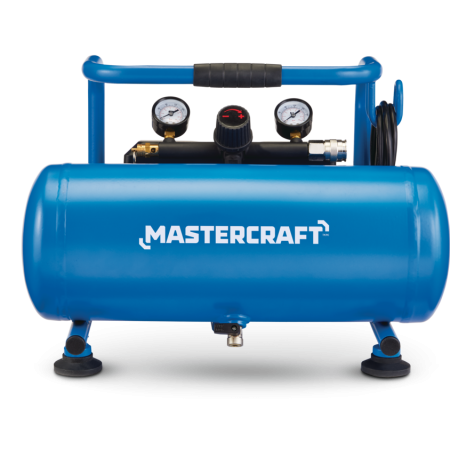 Mastercraft Oil-Free Portable Trim 2-Gallon Air Compressor