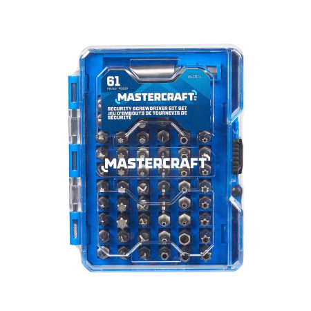 Mastercraft Security Bit Set, 61-pc