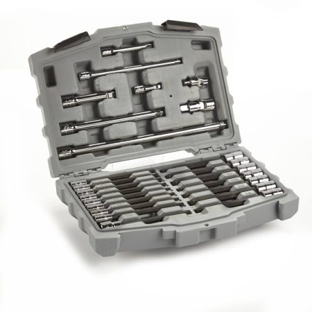 MAXIMUM Long Arm Hex Bit Socket & Extension Set, 24-pc