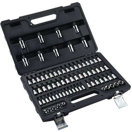 MAXIMUM Professional Grade Bit Socket Set, 75-pc