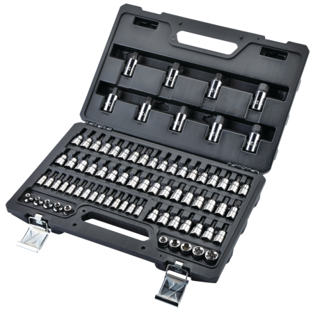 MAXIMUM Professional Grade Bit Socket Set, 75-pc