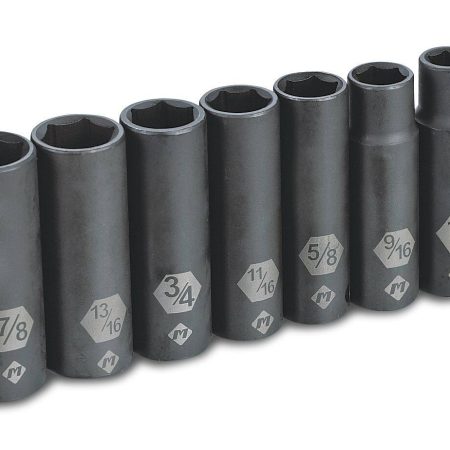 MAXIMUM 1/2-in Drive Deep Impact Socket Set, SAE, 10-pc