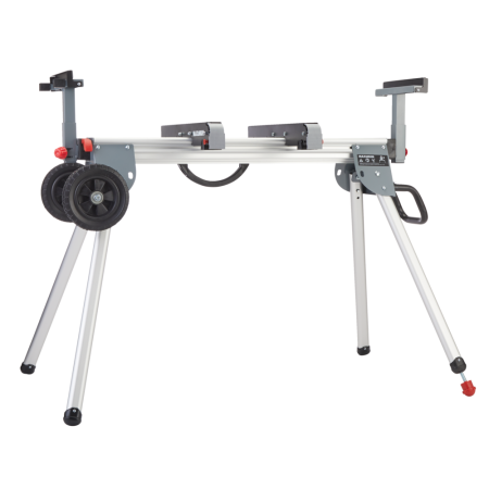 MAXIMUM Aluminum Heavy-Duty Mitre Saw Stand, Lightweight, 8.2-ft