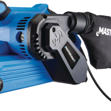 Mastercraft 6A  Corded 5-Speed Belt Sander with Dust Bag & 80-Grit Sanding Belt, 3 x 21-in