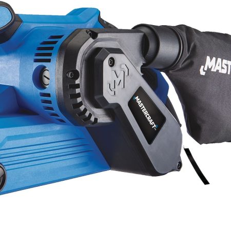 Mastercraft 6A  Corded 5-Speed Belt Sander with Dust Bag & 80-Grit Sanding Belt, 3 x 21-in