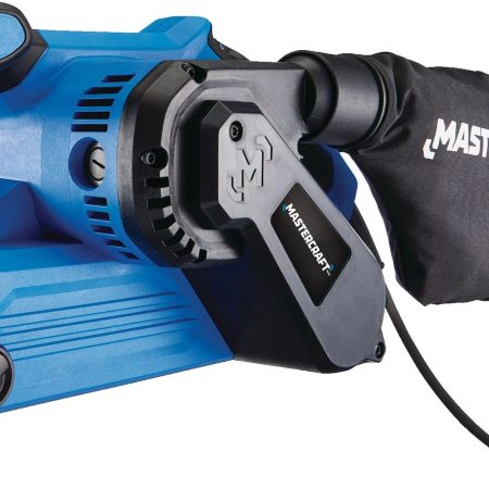 Mastercraft 6A  Corded 5-Speed Belt Sander with Dust Bag & 80-Grit Sanding Belt, 3 x 21-in