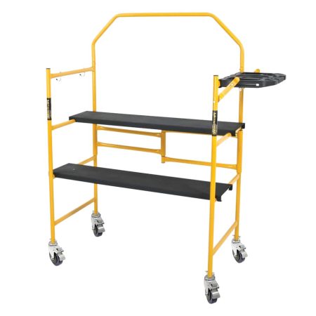 MetalTech Steel Folding Scaffold Work Platform, 500-lb