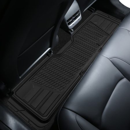 MotoMaster Heavy-Duty Premium Runner 2nd Row Car Floor Mat, Black