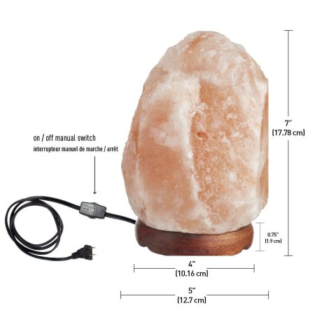 Natural Salt Lamp, 7-in