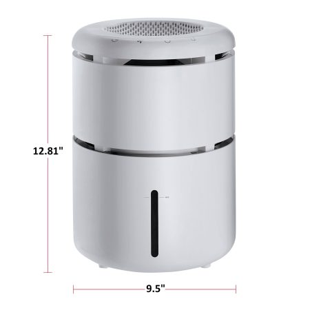 NOMA 3-Speed Top-Fill Evaporative Air Humidifier, White, 4-L