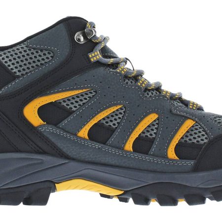 Outbound Men's Granite Peak Mid-Cut Waterproof Hiking Boots, Charcoal