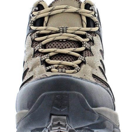 Outbound Men's Granite Peak Mid-Cut Waterproof Hiking Boots, Smokey Brown