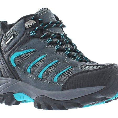 Outbound Women's Granite Peak Mid-Cut Waterproof Hiking Boots, Charcoal