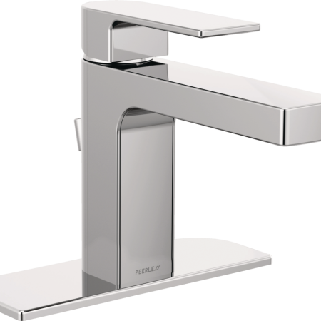 Peerless® Xander Single Handle Rigid Spout Single Hole Bathroom Sink Faucet, WaterSense® Certified, Chrome